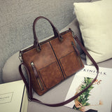REPRCLA New Vintage Designer PU Leather Handbags Women