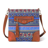 REPRCLA Fashion Bags National Canvas Women Messenger Bags Crossbody