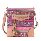 REPRCLA Fashion Bags National Canvas Women Messenger Bags Crossbody