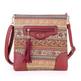 REPRCLA Fashion Bags National Canvas Women Messenger Bags Crossbody