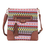 REPRCLA Fashion Bags National Canvas Women Messenger Bags Crossbody