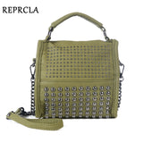 High Quality Rivet Women Shoulder Bag