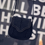 REPRCLA Newest Fashion Bag Weave PU Leather Handbags Crossbody
