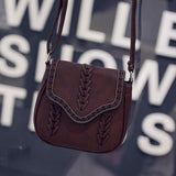 REPRCLA Newest Fashion Bag Weave PU Leather Handbags Crossbody
