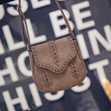 REPRCLA Newest Fashion Bag Weave PU Leather Handbags Crossbody