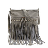 REPRCLA Fashion Rivet Tassel Women Shoulder Bags
