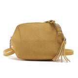 REPRCLA Fashion Matte PU Leather Candy Color Crossbody Bag