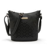 REPRCLA Hollow Out Women Bucket Bags Vintage Crossbody