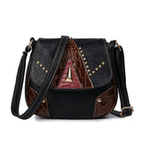 REPRCLA Vintage Hollow Out Women High Quality Crossbody