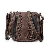 REPRCLA Vintage Leather Crossbody High Quality Women Bag