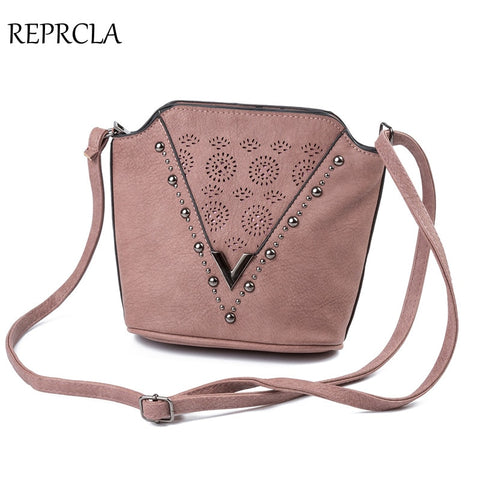 REPRCLA Brand Hollow Flower Small Crossbody Bag for Women