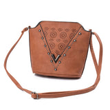 REPRCLA Brand Hollow Flower Small Crossbody Bag for Women