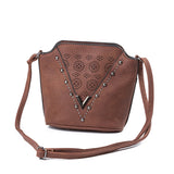 REPRCLA Brand Hollow Flower Small Crossbody Bag for Women