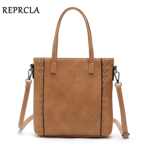 REPRCLA Brand Vintage Weaving Women Shoulder Bag