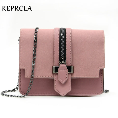 REPRCLA Fashion Matte PU Leather Women Bags Crossbody Messenger Bags