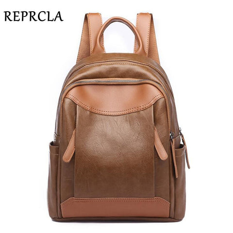 REPRCLA Fashion Women Backpack High Quality Soft