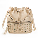 REPRCLA Luxury Brand Polyester Women Bucket Women Shoulder Bag