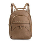 REPRCLA Vintage PU Leather Women Backpack