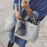 REPRCLA High Quality PU Leather Women Handbag