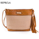 REPRCLA 2018 Summer Straw Bag Tassel Women Shoulder Bag
