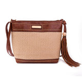 REPRCLA 2018 Summer Straw Bag Tassel Women Shoulder Bag