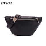 REPRCLA Waist Pack Fashion PU Leather Clutch Bag