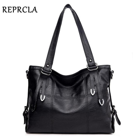 REPRCLA Leather Handbag Women Bag
