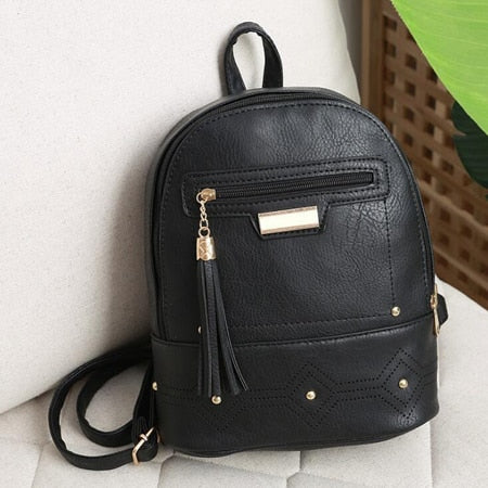 REPRCLA Vintage Women Backpack High Quality Leather Backpacks