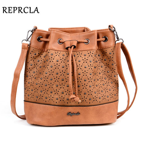 REPRCLA Brand Designer Polyester Bucket Women Shoulder Bag
